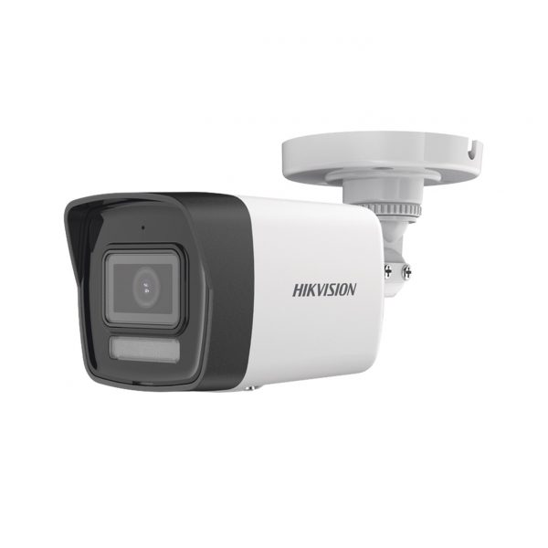 [Dual Light + ColorVu] Bala TURBOHD 3K (5 Megapíxel) / Lente 2.8 mm / 30 mts IR + 20 mts Luz Blanca / Gran Angular 104.9° / Exterior IP67 / Micrófono Integrado / dWDR / 4 Tecnologías / Metal