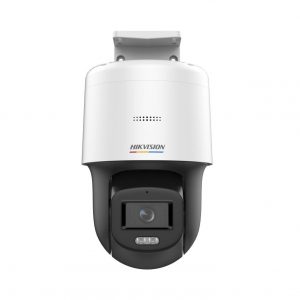 Domo PTZ IP 4 Megapíxel / Lente 4 mm / Luz Blanca 30 mts / dWDR / PoE / IP66 / Micrófono y Bocina Interconstruido / Micro SD / Incluye Montaje de Pared y Techo