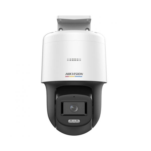 Domo PTZ IP 4 Megapíxel / Lente 4 mm / Luz Blanca 30 mts / dWDR / PoE / IP66 / Micrófono y Bocina Interconstruido / Micro SD / Incluye Montaje de Pared y Techo