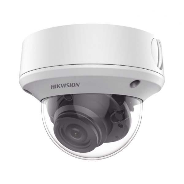 Domo TURBOHD 5 Megapíxel / Lente Motorizado 2.7 - 13.5 mm / IR EXIR 40 mts / IK10 / IP67 / dWDR