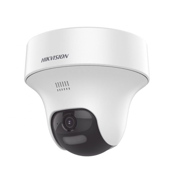 [Audio Bidireccional + Dual Light + ColorVu] PT TURBOHD 2 Megapíxel (1080p) / Lente 3.6 mm / 25 mts IR EXIR + 20 mts Luz Blanca / Micrófono y Bocina Integrado / Interior / Plástico / dWDR