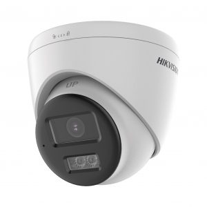 [Audio Bidireccional + Dual Light + ColorVu] Turret TURBOHD 4K (8 Megapíxel) / Lente 2.8 mm / 40 mts IR EXIR + 40 mts Luz Blanca / Micrófono y Bocina Integrado / Exterior IP67 / dWDR