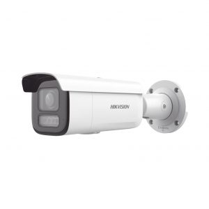 [Dual Light + 2 Micrófonos Integrados] Bala IP 6 Megapixel / Lente Mot. 2.8 a 12 mm / 60 mts Luz Blanca + 60 mts IR / Exterior IP67 / IK10 / WDR 120 dB / PoE+ / ACUSENSE / Alarmas I/O / Micro SD / ONVIF / Metal / ACUSEARCH