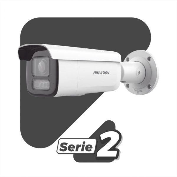 [Dual Light + 2 Micrófonos Integrados] Bala IP 6 Megapixel / Lente Mot. 2.8 a 12 mm / 60 mts Luz Blanca + 60 mts IR / Exterior IP67 / IK10 / WDR 120 dB / PoE+ / ACUSENSE / Alarmas I/O / Micro SD / ONVIF / Metal / ACUSEARCH - Imagen 2