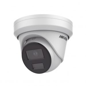 Turret IP 4 Megapíxel / Lente 2.8 mm / Dual Light (40 mts IR + 40 mts Luz Blanca / DARKFIGHTER S / Micrófono Integrado / Exterior IP67 / WDR 130 dB / 4 Analíticos: AcuSense, Detección Facial, Conteo de Personas por Cruce y Zona