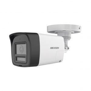 [Audio Bidireccional + Sirena & Estrobo + Dual Light + ColorVu] Bala TURBOHD 4K (8 Megapíxel) / Lente 2.8 mm / 30 mts IR EXIR + 20 mts Luz Blanca / Micrófono y Bocina Integrado / Exterior IP67 / Metal / dWDR
