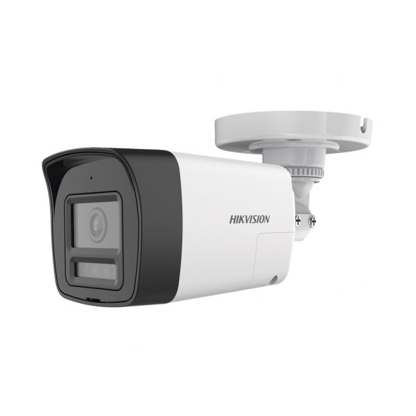 [Audio Bidireccional + Sirena & Estrobo + Dual Light + ColorVu] Bala TURBOHD 4K (8 Megapíxel) / Lente 2.8 mm / 30 mts IR EXIR + 20 mts Luz Blanca / Micrófono y Bocina Integrado / Exterior IP67 / Metal / dWDR