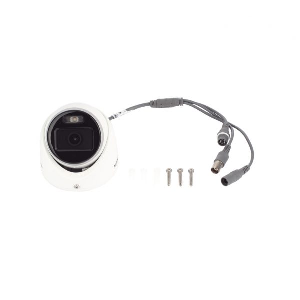 [Dual Light + ColorVu] Turret TURBOHD 2 Megapíxel (1080p) / Lente 2.8 mm / 20 mts IR + 20 mts Luz Blanca / Gran Angular 105° / Exterior IP67 / Micrófono Integrado / dWDR / 4 Tecnologías / Metal - Imagen 5