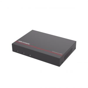 NVR + eSSD / 4 Megapíxel / 4 Canales IP / 4 Puertos PoE+ / eSSD de 1 TB / ACUSENSE / Diseño Compacto y Cero Ruido
