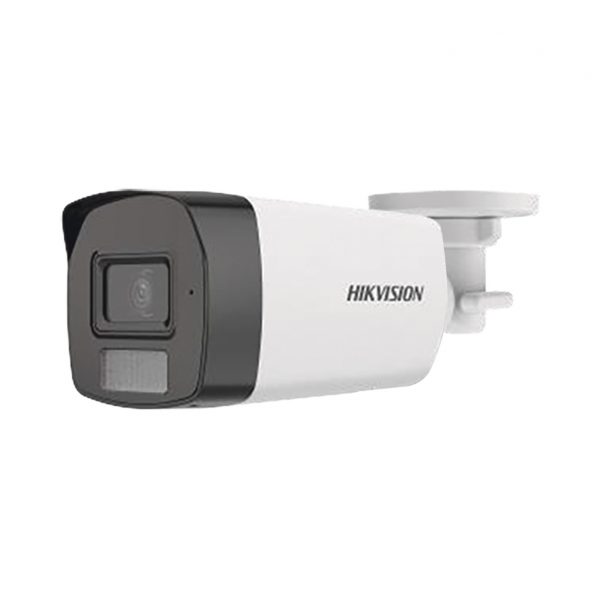 [Dual Light + ColorVu] Bala TURBOHD 3K (5 Megapíxel) / Lente 2.8 mm / 40 mts IR + 40 mts Luz Blanca / Gran Angular 104.5° / Exterior IP67 / Micrófono Integrado / dWDR / 4 Tecnologías