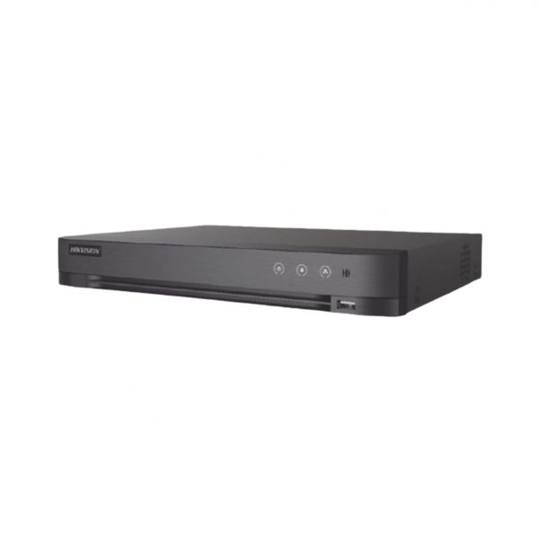 [Audio Bidireccional] DVR 4 Canales TurboHD + 1 Canal IP / 2 Megapíxel (1080p) Lite / Acusense Lite (Evita Falsas Alarmas) / Audio por Coaxitron / 1 Bahía de Disco Duro / H.265+ / Salida de Vídeo Full HD