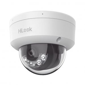 HiLook Series / Domo IP de 4 Megapíxel / Lente 2.8 mm / 30 mts IR / Micrófono Integrado / Exterior IP67 / PoE / WDR 120 / H.265+ / ONVIF