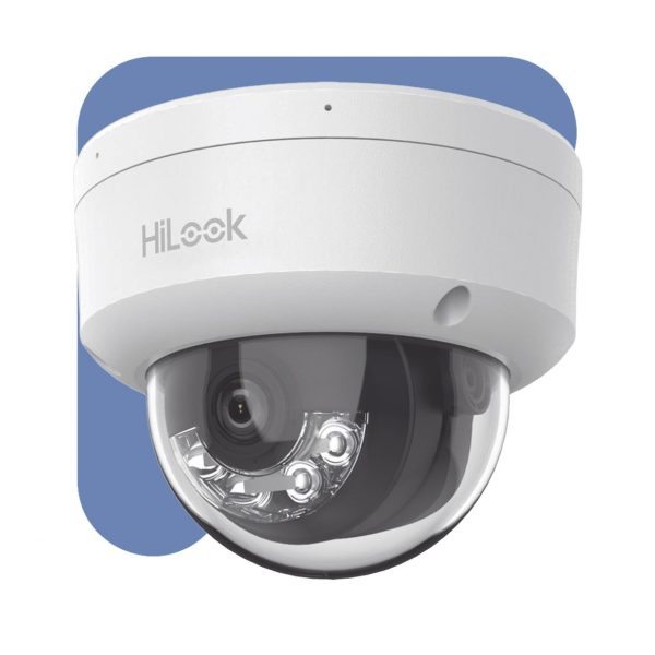 HiLook Series / Domo IP de 4 Megapíxel / Lente 2.8 mm / 30 mts IR / Micrófono Integrado / Exterior IP67 / PoE / WDR 120 / H.265+ / ONVIF - Imagen 2