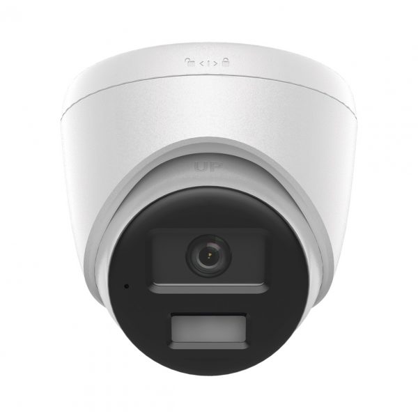 [Dual Light] Turret IP de 2 Megapíxel / Lente 2.8 mm / Ángulo de visión 101° / 20 mts IR + 15 mts Luz Blanca / Micrófono Integrado / ACUSENSE Lite / Exterior IP67 / PoE / dWDR / H.265+ / ONVIF - Imagen 2