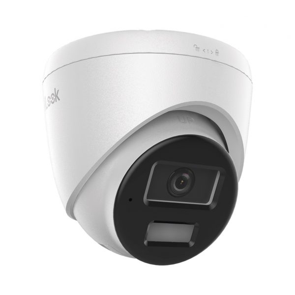 [Dual Light] Turret IP de 2 Megapíxel / Lente 2.8 mm / Ángulo de visión 101° / 20 mts IR + 15 mts Luz Blanca / Micrófono Integrado / ACUSENSE Lite / Exterior IP67 / PoE / dWDR / H.265+ / ONVIF - Imagen 3
