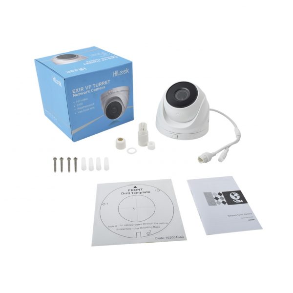 Turret IP 4 Megapíxel / Lente Motorizado 2.8 - 12 mm / 30 mts IR EXIR / PoE / Exterior IP67 / WDR 120dB / Micro SD / H.265+ / Onvif - Imagen 2
