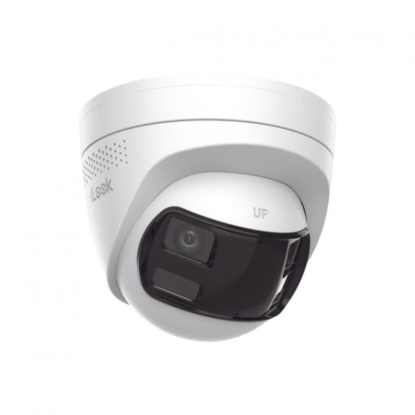 [Dual Light] Turret IP 8 Megapíxel / Imagen Panorámica 180°/ PoE / Micrófono y Bocina Integrado / Exterior IP67 / Audio Bidireccional / Alarma Visual y Auditiva Integrada / Smart Supplement Light / Micro SD 512 GB - Imagen 2