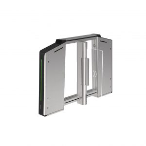 Torniquete Inteligente IZQUIERDO con Reconocimiento Facial Incluido / 12,000,000 MCBF / 20 Pares de IR para Detección de Peatón / Controlador Incluido / Acero Inoxidable SUS304 / Carril de 65 cms