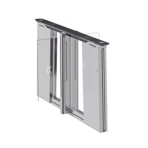 Torniquete con Reconocimiento Facial y Lector QR Embebidos / CENTRAL / 100 mil usuarios / Carril de 90 Cms / Requiere Torniquete Izquierdo y Derecho