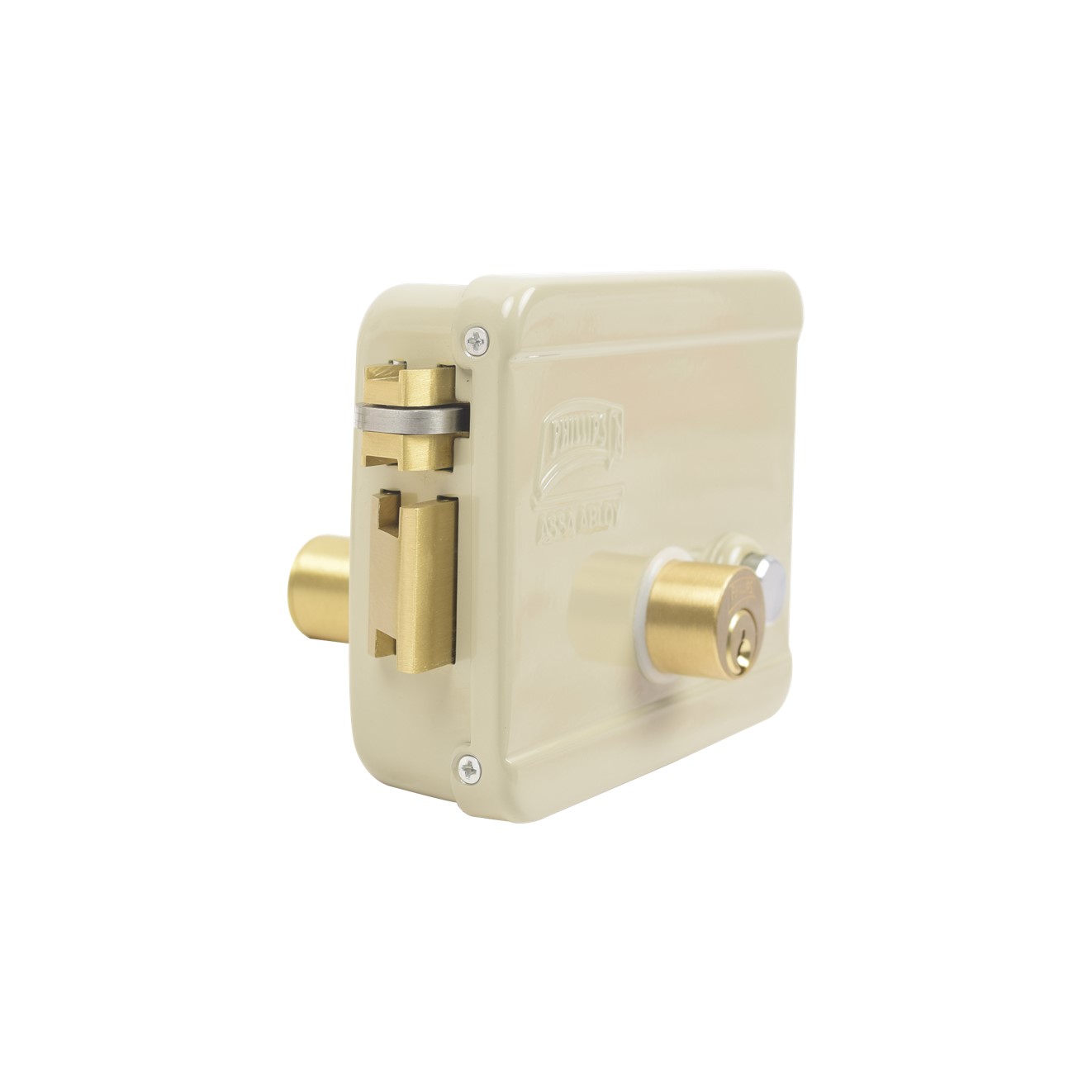 Cerradura Eléctrica / Incluye Llave /Con Botón integrado / Izquierda / Exterior - Imagen 2