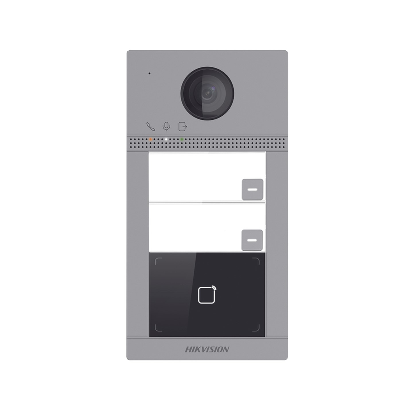 Videoportero IP 2 Megapíxel / Llamada y Apertura Remota desde App Hik-Connect (requiere monitor) / PoE / Exterior IP65 + Antivandálico IK08 / 2 Departamentos / Apertura con Tarjeta / Soporta 2 Puertas y hasta 6 Monitores - Imagen 2