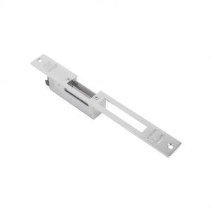 Contrachapa eléctrica / Cerrada en caso de falla/ Color Cromo