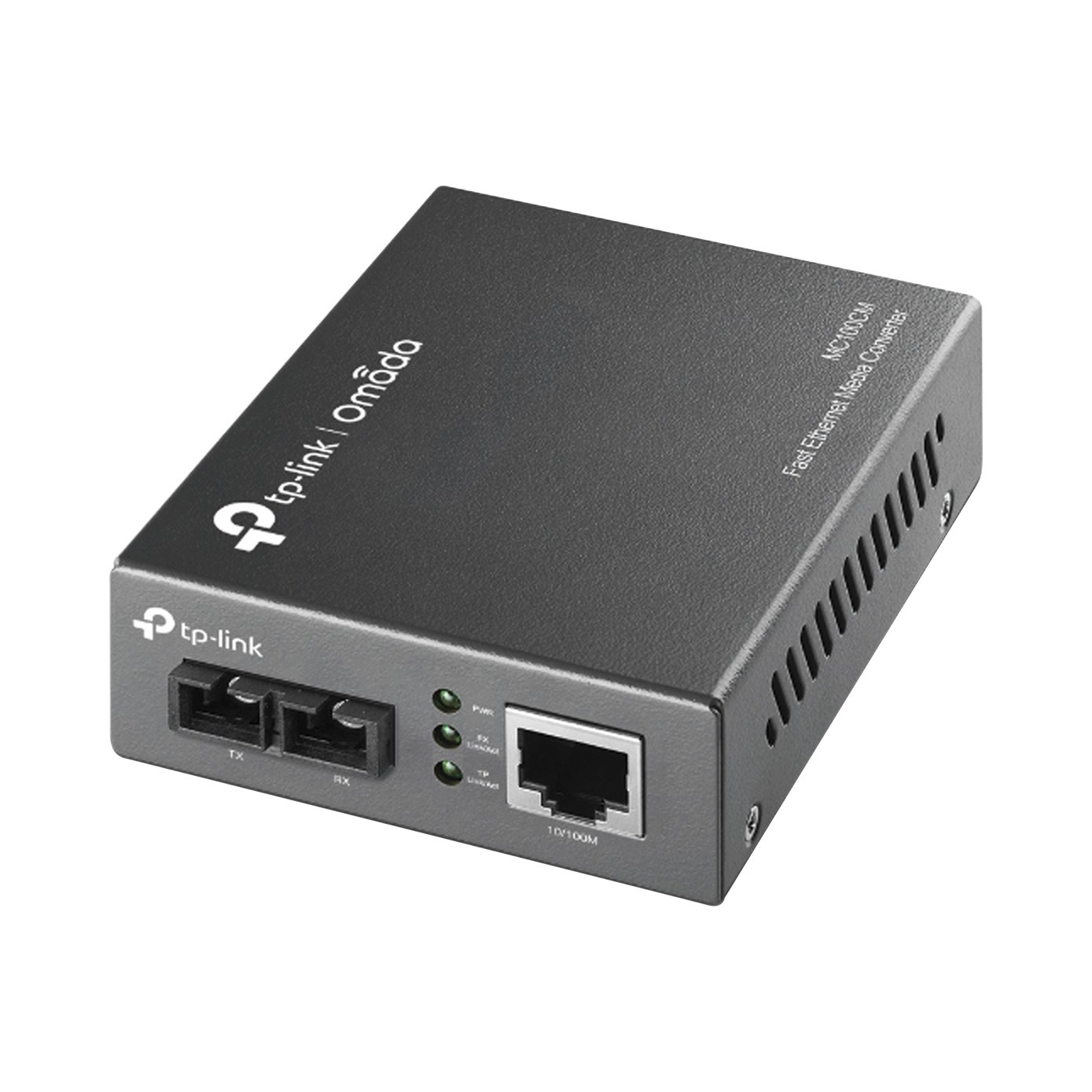 Convertidor Fibra Óptica Multimodo / 1 Puerto RJ45 10/100 Mbps / Puerto Fibra Óptica SC 100 Mbps / Hasta 2 Km / Plug and Play