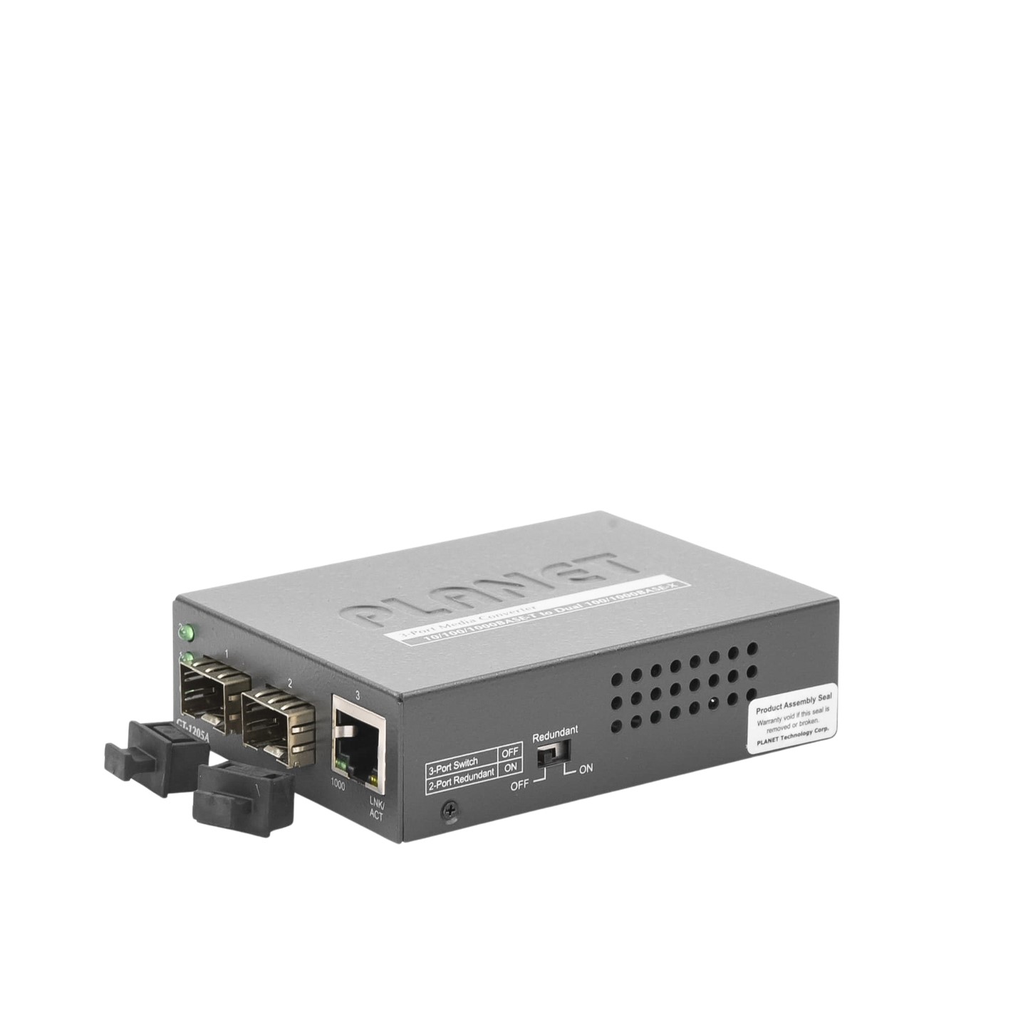 Convertidor de Medios con Doble Puerto SFP 1000BASE-FX/SX/LX y Puerto Ethernet 1000Base-T