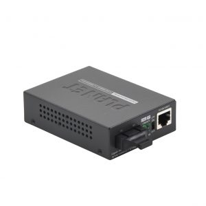 Convertidor de Medios UTP/ Fibra Óptica de 1000 Mbps, Multi-Modo, Hasta 550 m, Conector SC