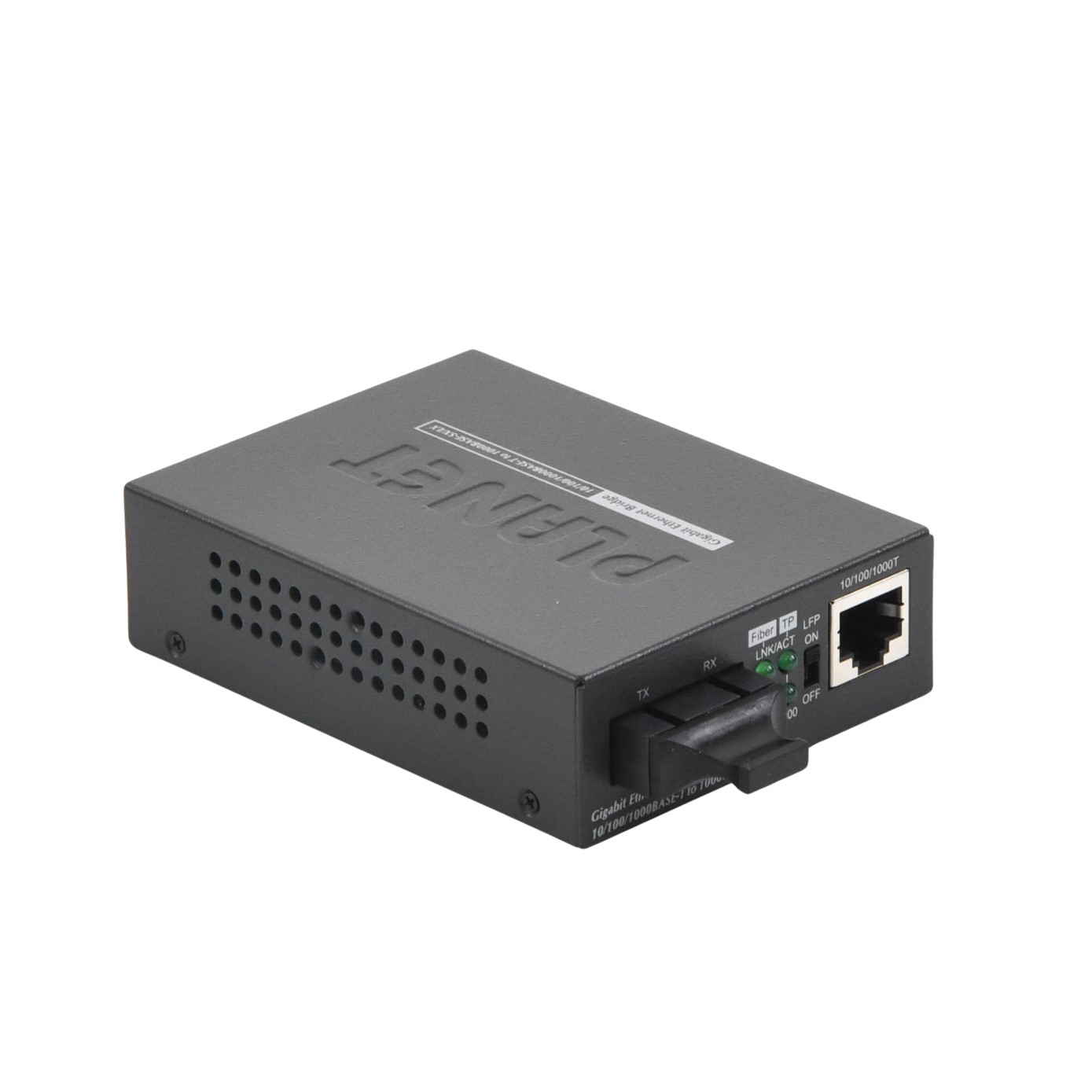 Convertidor de Medios UTP/ Fibra Óptica de 1000 Mbps, Multi-Modo, Hasta 550 m, Conector SC