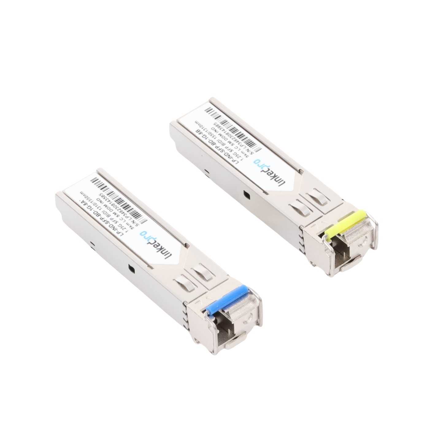 Transceptores Ópticos Industriales Bidireccionales SFP (Mini-Gbic) / Monomodo 1310 & 1550 nm / 1.25 Gbps / 1000BASE-BX / Conector LC/UPC Simplex / DDM / Hasta 5 km / 2 Piezas - Imagen 3