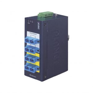 Switch Industrial Bypass de Fibra Optica Multimodo con Conector SC de 2 Canales