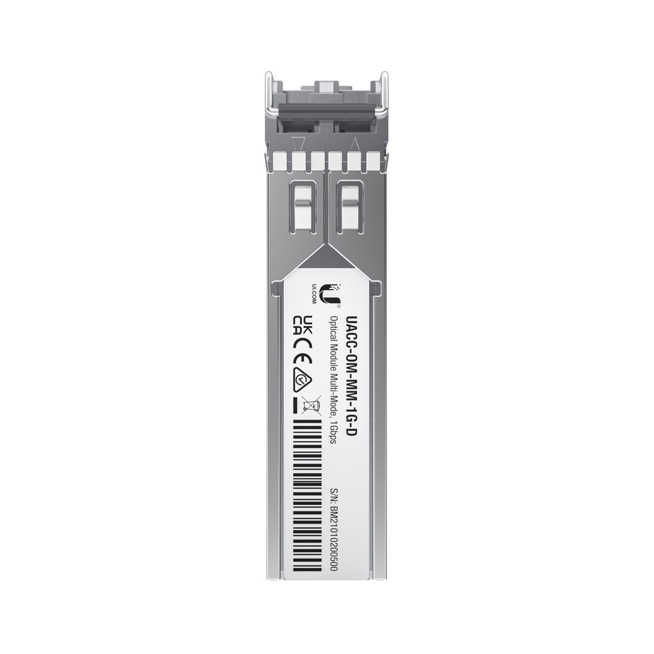 UFiber Módulo SFP, transceptor MiniGibic MultiModo 1.25 Gbps, distancia 550m, conectores LC, paquete de 2 piezas