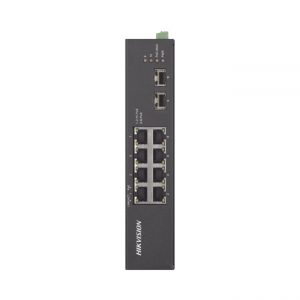 Switch Industrial No Administrable Gigabit / 6 Puertos Gigabit PoE+ (30 W) + 2 Puertos Gigabit PoE++ (60 W) / 2 Puertos SFP / 120 W Total / 48 a 57 VCD / Ideal para Proyectos / 300 Metros de Distancia