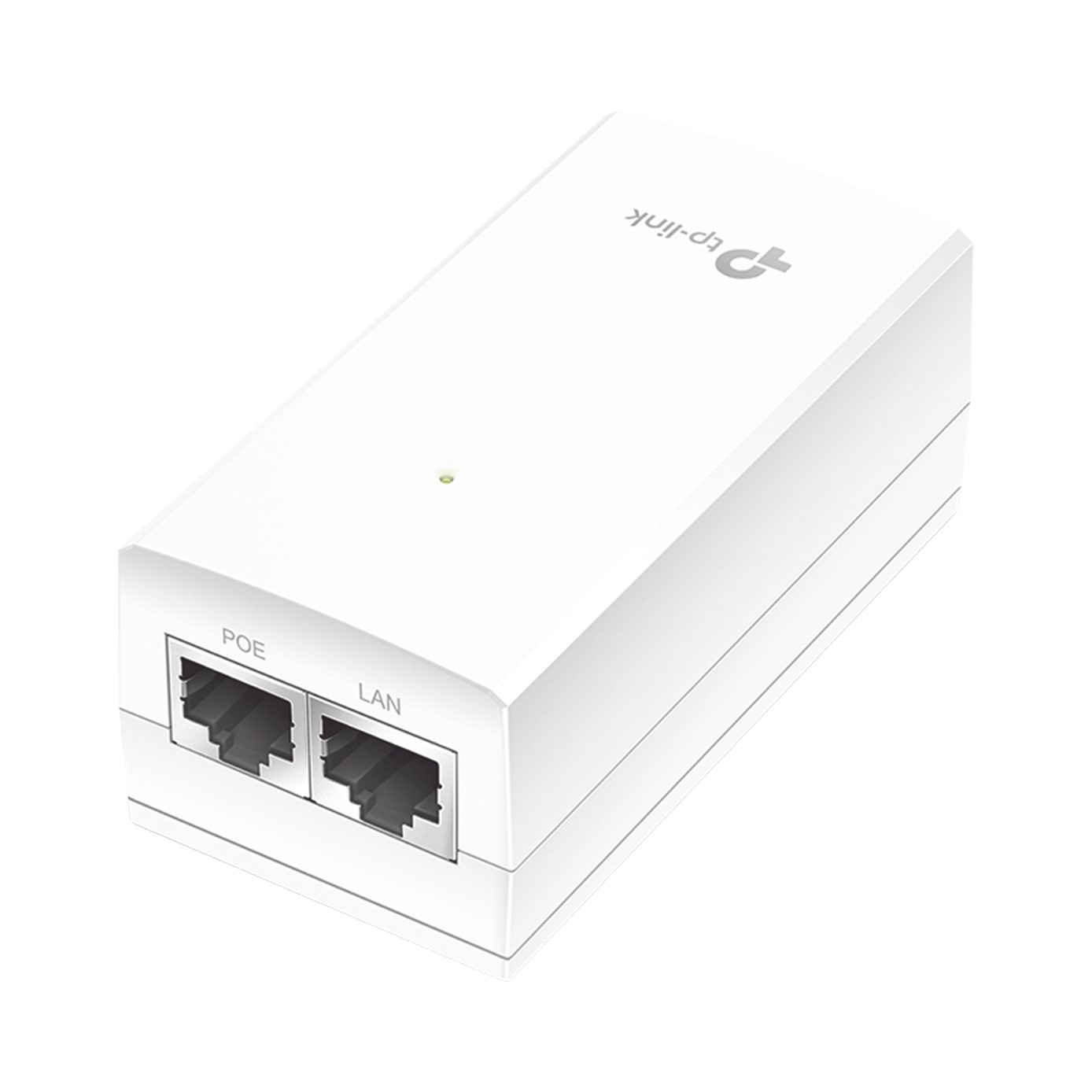 Inyector PoE Pasivo de 24V / 2 puerto 10/100/1000 Mbps / Plug and Play / Montaje en Pared