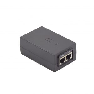 Adaptador PoE Ubiquiti de 24 VDC, 1.0 A Puerto Fast Ethernet