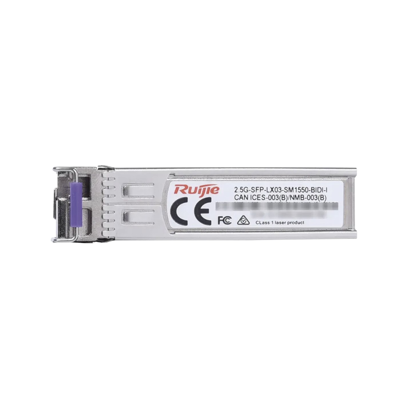 Transceptor Lado (B) un Hilo BiDi SFP 2.5Gb LC Monomodo Tx 1550nm / Rx 1310nm, hasta 3km - Imagen 2