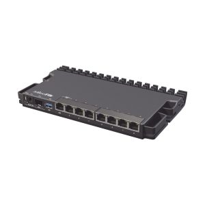 RouterBoard, CPU 4 Núcleos, 8 Puertos Gigabit, 1 SFP+, Solo RouterOS v7