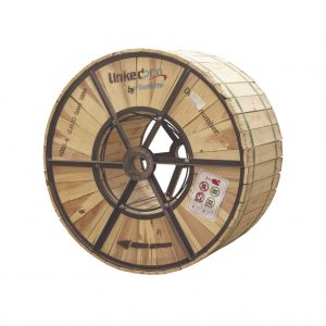 Carrete de 4 km de Fibra Óptica Aérea (ADSS) G.652D, Monomodo de 6 Hilos, Exterior, Span 100, Loose Tube