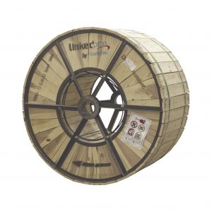 Carrete de 4 km de Fibra Óptica Aérea (ADSS) G.652D, Monomodo de 12 Hilos, Exterior, Span 200, Loose Tube