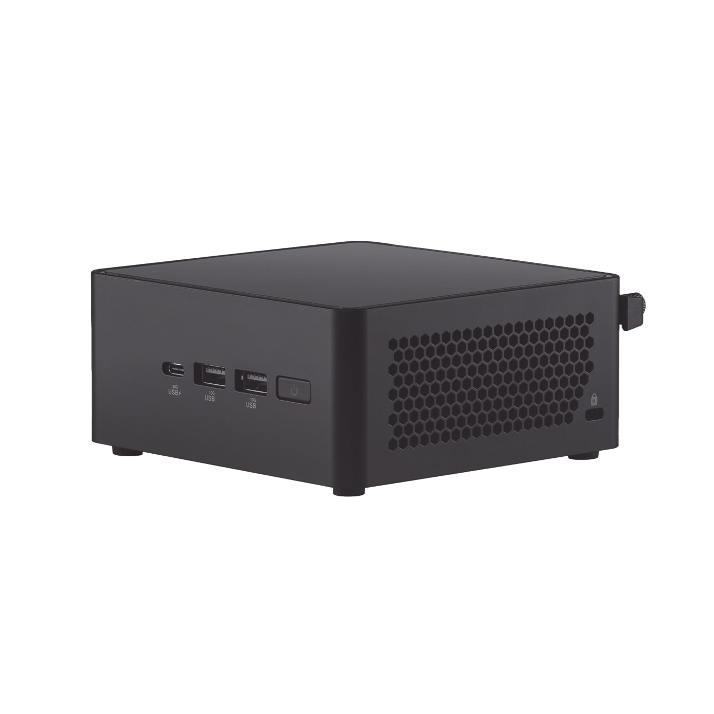 NUC / Asus / Mini PC Performance / Core i3 / 14a Generación / 1 X HDMI / 3 X USB / 1 X USB-C / WiFi 6 / Bluetooth / Memoria RAM, S.O y SSD o HDD No Incluido / Incluye Fuente