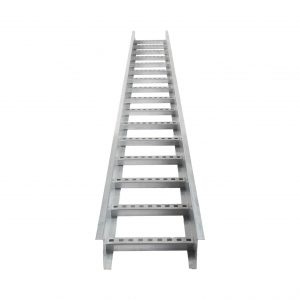 Escalera de Aluminio Portacables / Perfil Z / Peralte 3 1/4" /Paso 9" / Ancho 12" / 3.66 metros / Capacidad Máx. 274 Cables / Incluye Cople Union y Tornillería (CHEZ314P9X12AK)