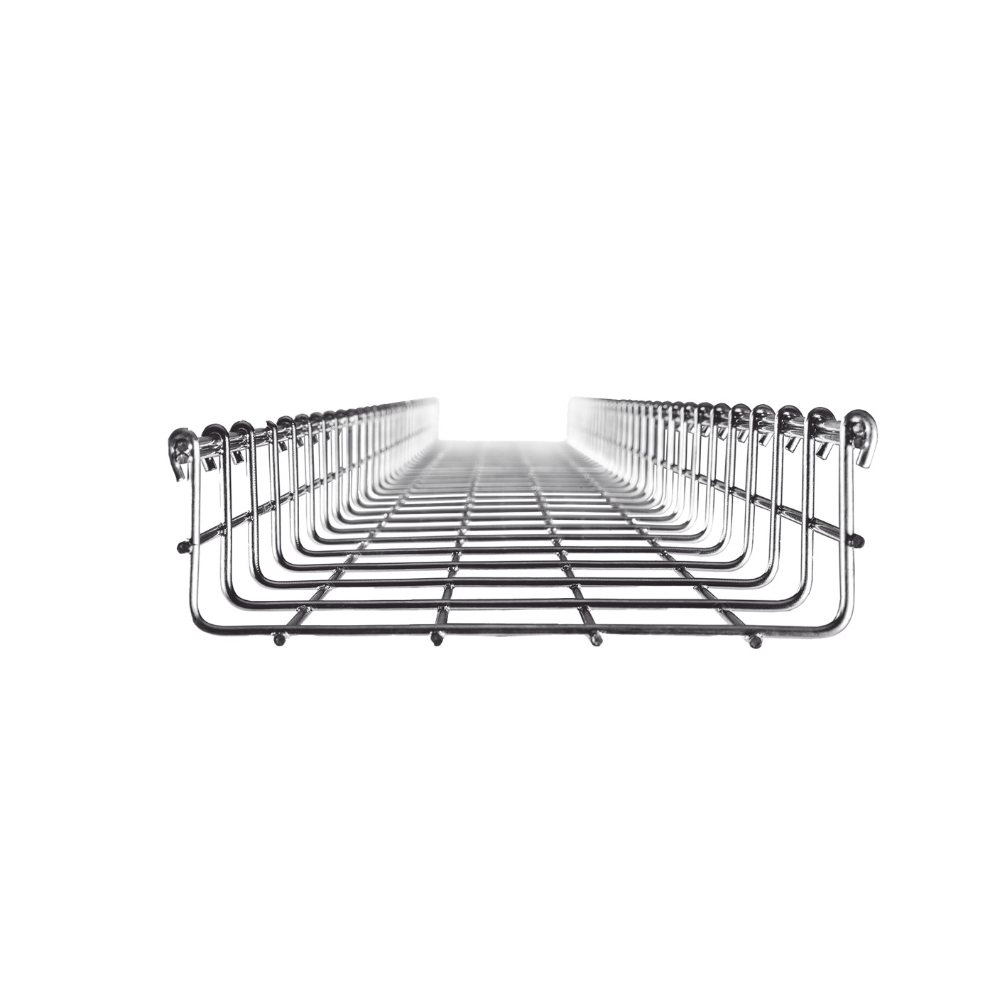 Charola Tipo Malla 66/200 mm, Acabado Electro Zinc, Hasta 210 Cables Cat6, Tramo de 3 Metros