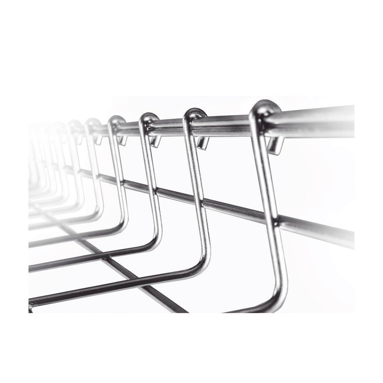 Charola Tipo Malla 66/200 mm, Acabado Electro Zinc, Hasta 210 Cables Cat6, Tramo de 3 Metros - Imagen 2