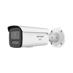 [Dual Light + ColorVu 3.0 + HikAI] Bala IP 8 Megapixel / Lente 4 mm / 60 mts IR + Luz Blanca / Exterior IP67 / Estrobo Azul y Rojo / WDR 130 dB / ACUSENSE 3.0 / Metal / NEMA 4X / ACUSEARCH