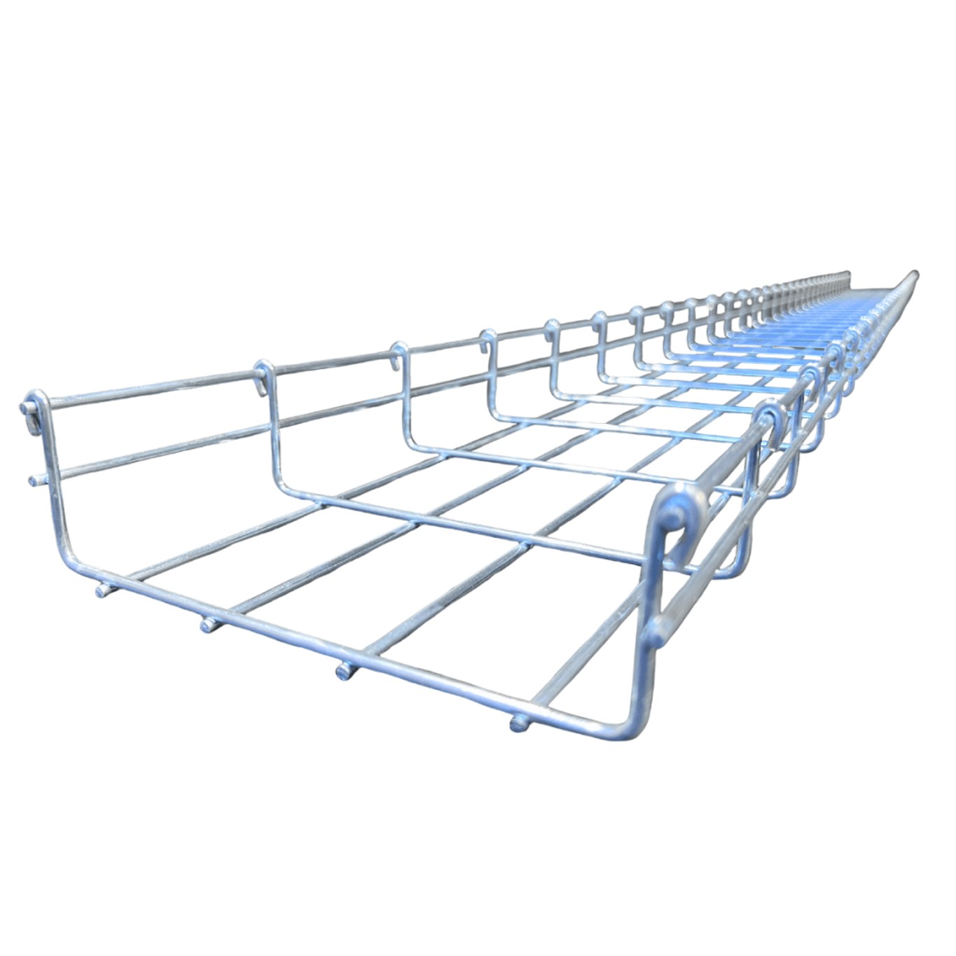 Charola Tipo Malla Línea MallaFils® 200x54 mm para hasta 154 Cables Cat6 / Uso Interior con Acabado EZ / Tramo 3 m - Imagen 2