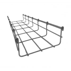 Charola Bimetálica Tipo Malla 54/150 mm, Ideal Para Utilizarse al Exterior o Zonas Húmedas, Hasta 129 Cables Cat6, Tramo de 3 Metros