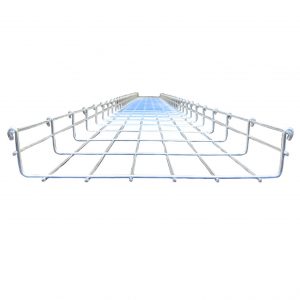 Charola Tipo Malla Línea MallaFils® 300x54 mm para hasta 232 Cables Cat6 / Uso Interior con Acabado EZ / Tramo 3 m