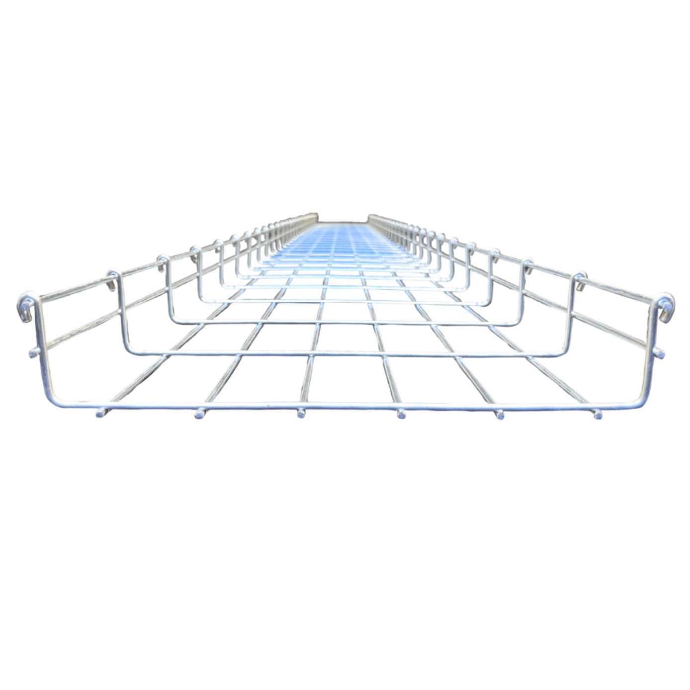 Charola Tipo Malla Línea MallaFils® 300x54 mm para hasta 232 Cables Cat6 / Uso Interior con Acabado EZ / Tramo 3 m