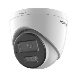 [Dual Light] Turret IP 8 Megapixel (4K) / Lente 2.8 mm / 30 mts IR + 30 mts Luz Blanca / Micrófono Integrado / ACUSENSE Lite / Exterior IP67 / H.265 / PoE / ONVIF / Micro SD